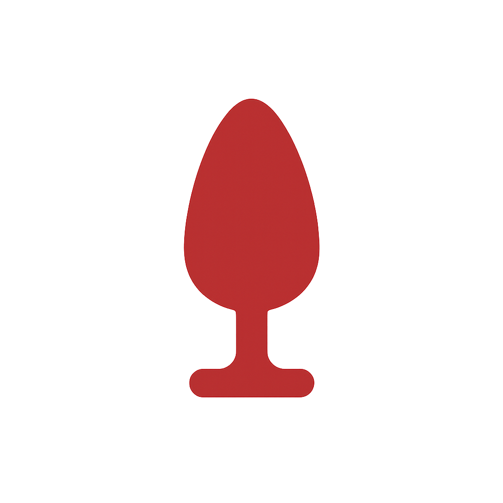 Butt plug icon